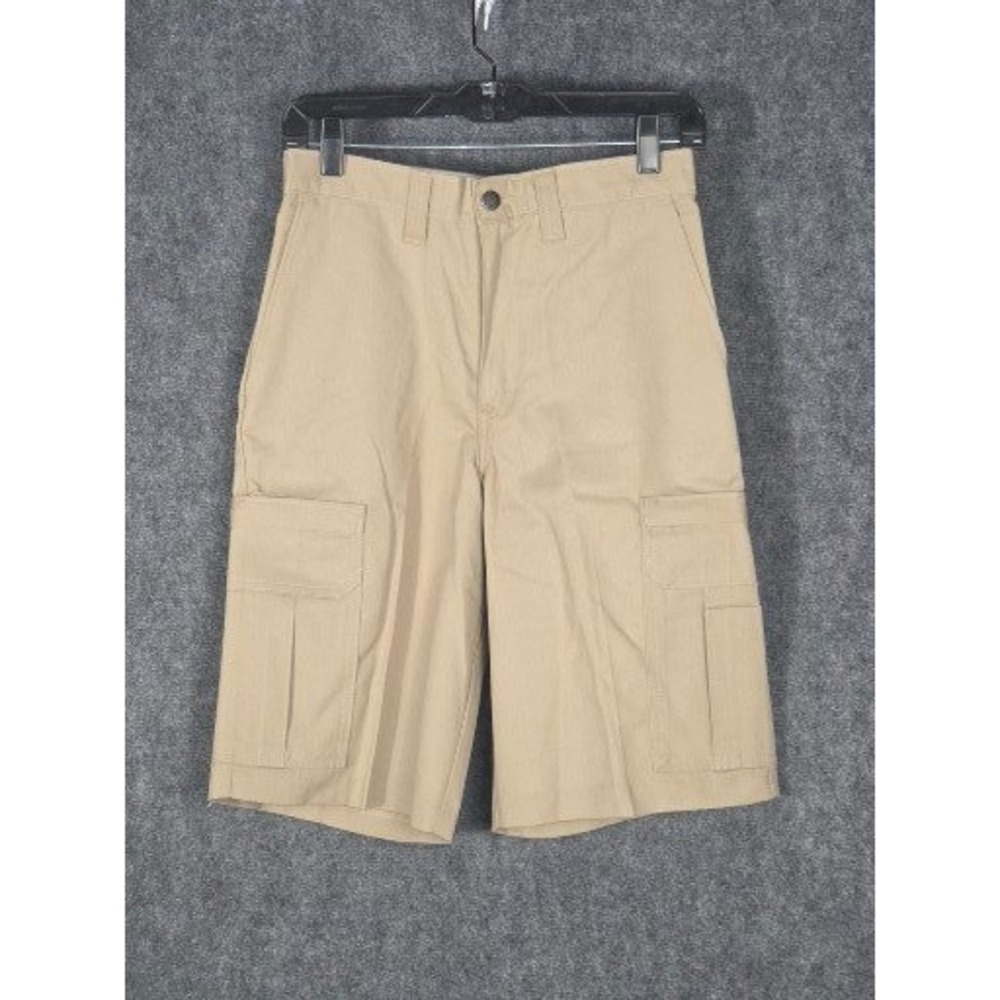 Dickies Mens Cargo Shorts Khaki Tan Sz 28 Utility Workwear Pockets Casual Summer